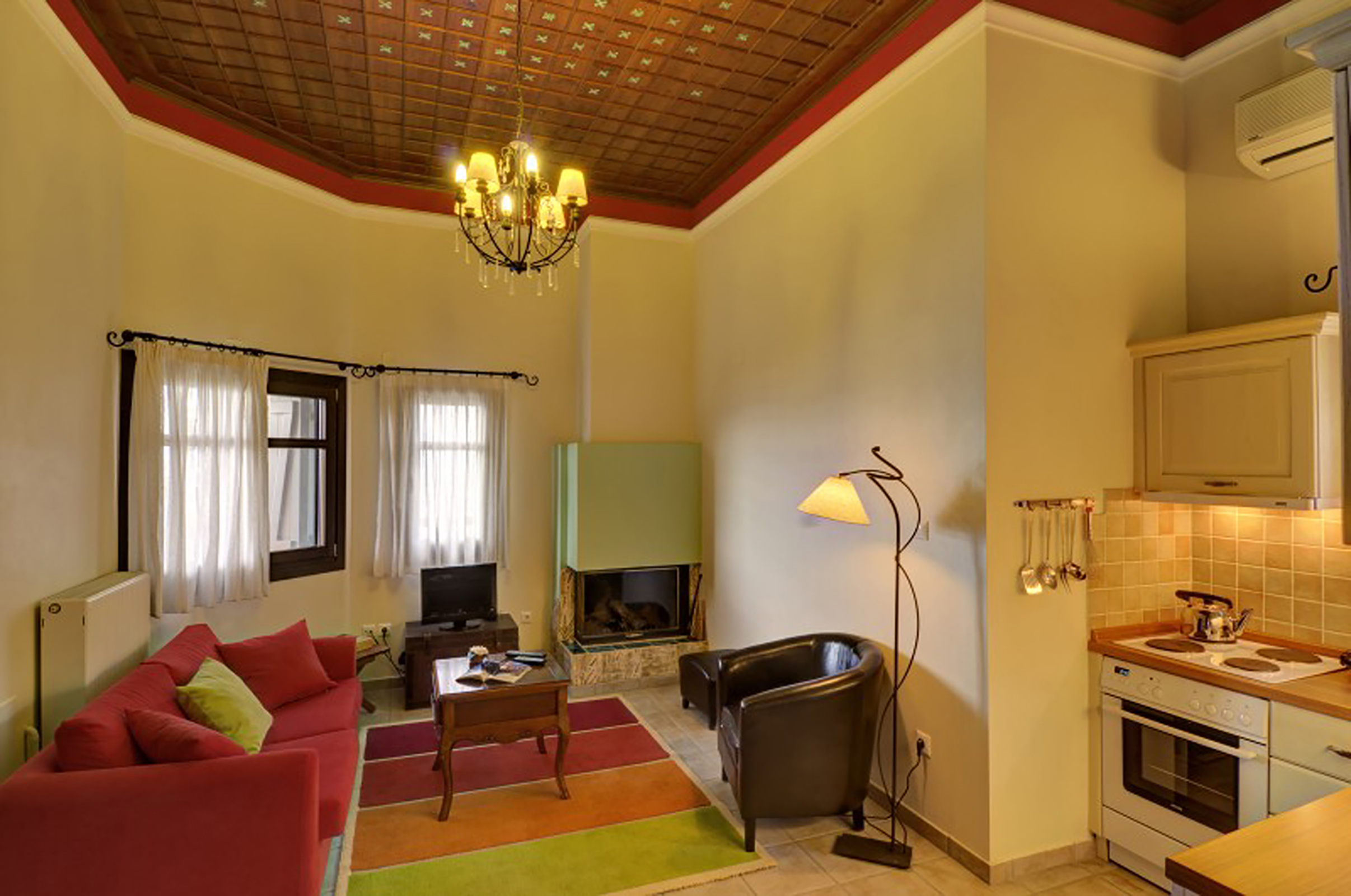 Anthyllion Villa in Lefokastro Pilion | Pansedes Ferienwohnung | Wohnzimmer & Details